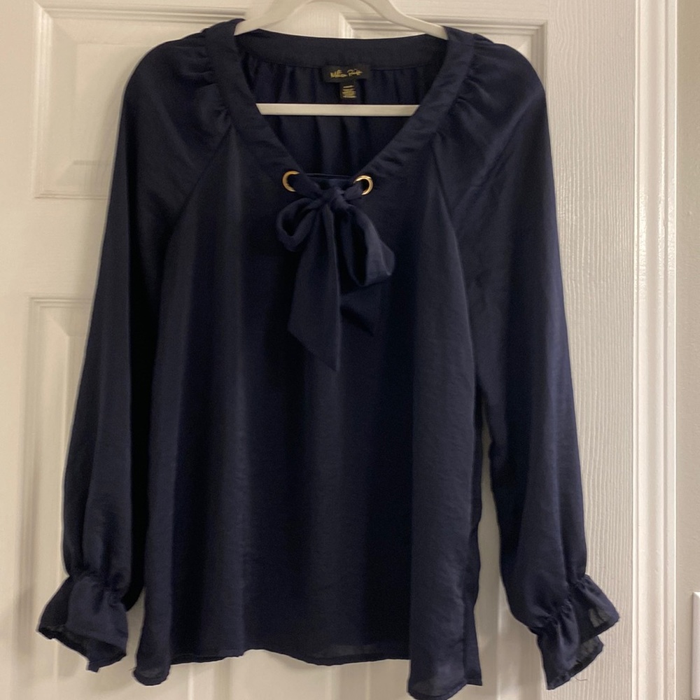 Navy blouse
